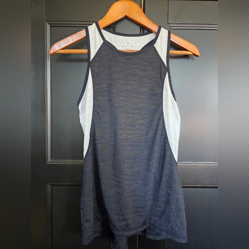 Athleta Black and White Racerback Tank- XS